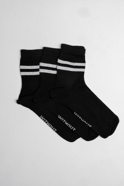 Набір Шкарпеток Without Logo Black 8055058 фото