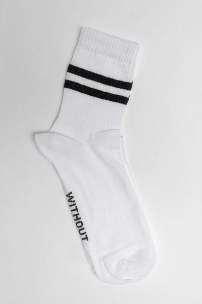 Шкарпетки Without Logo White 8055055 фото