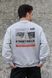 Мужской Утепленный Оверсайз Свитшот На Флисе С Принтом Without Streetwear Gray 8055764 фото 1