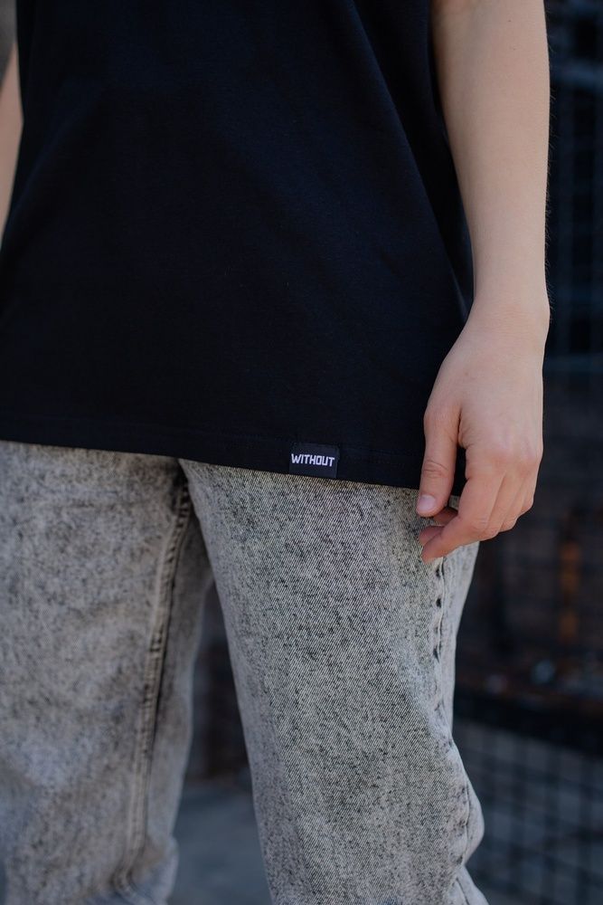 Жіноча Футболка Without Stripe Black 8048447 фото