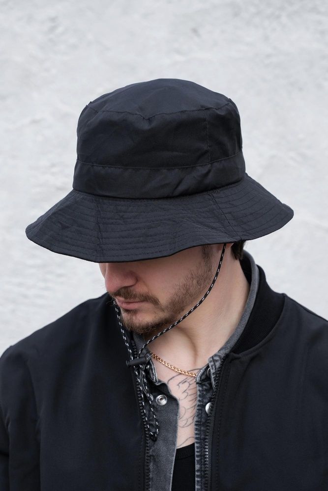 Чоловіча Компактна Панамка Трансформер Packable Hat Black 8056195 фото