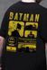 Чоловіча Оверсайз Футболка Without З Принтом Batman Black 8056229 фото 2