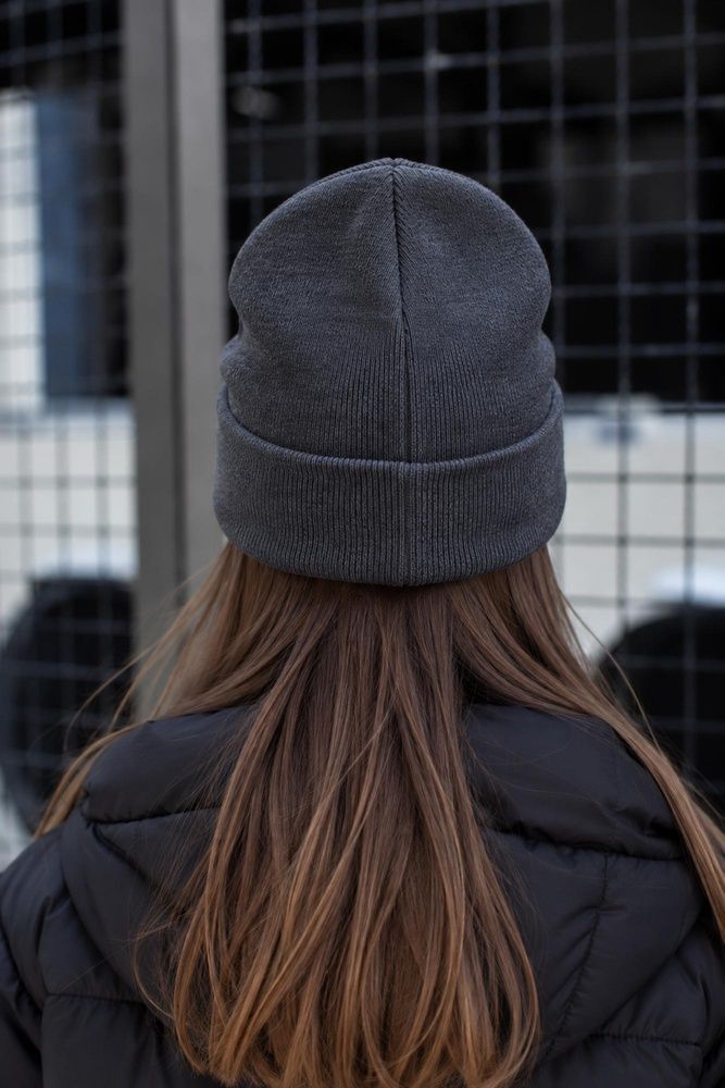 Дитяча Демісезонна Шапка Для Дівчинки Without Label Dark Gray 8056627 фото