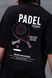 Жіноча Оверсайз Футболка Without З Принтом Padel Tennis Black 8056274 фото 2
