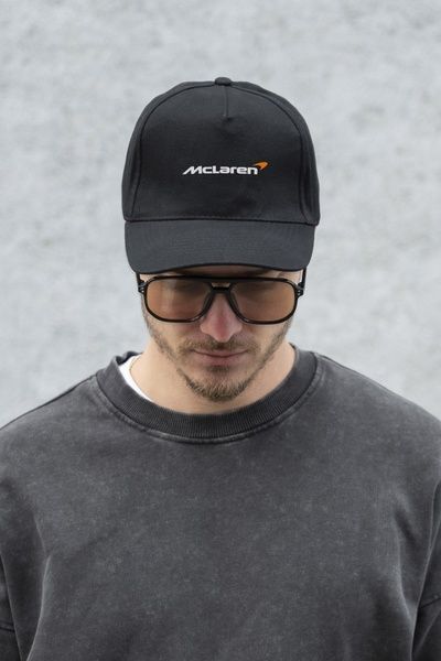 Чоловіча Кепка Бейсболка Тракер Without З Принтом McLaren Black 8049785 фото
