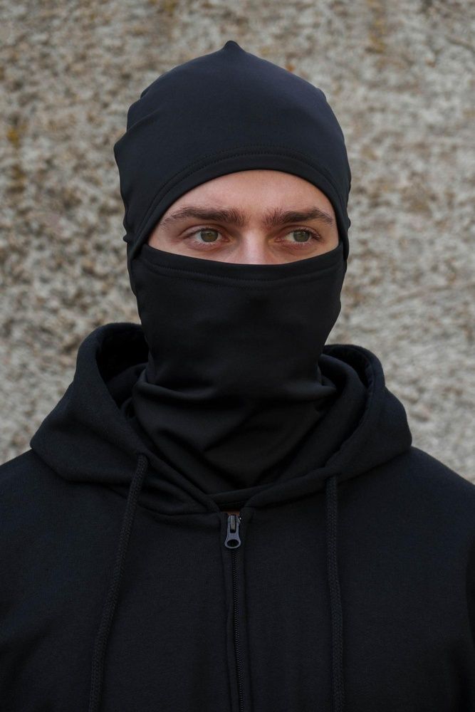 Чоловіча Гірськолижна Бавовняна Балаклава Without Extreme Black 8055490 фото