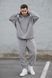 Чоловічий Флісовий Спортивний Костюм Without Utopia Gray 8055990 фото 2