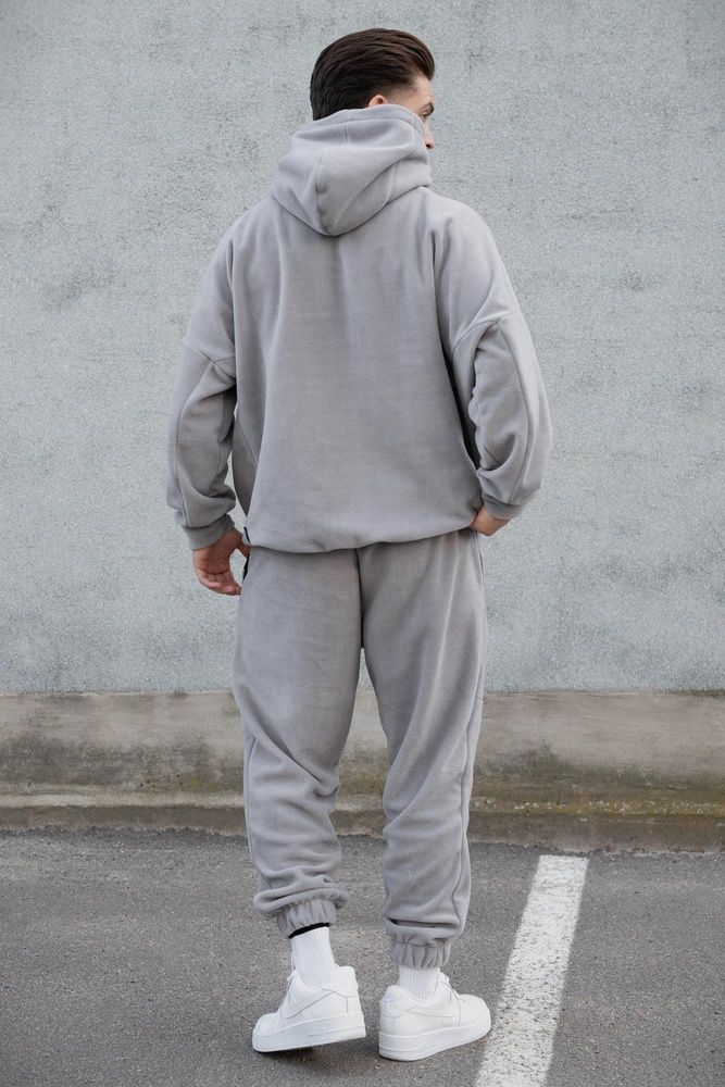 Чоловічий Флісовий Спортивний Костюм Without Utopia Gray 8055990 фото