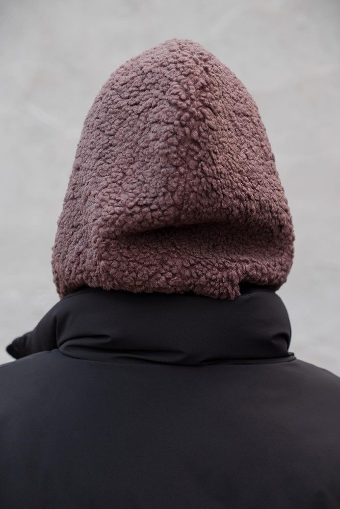 Тепла Шапка Капюшон Капор Теді На Флісі Without Bonnet Brown Woman 8055919 фото