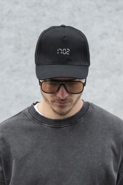 Чоловіча Кепка Бейсболка Тракер Without З Принтом 1702 Black 8049741 фото