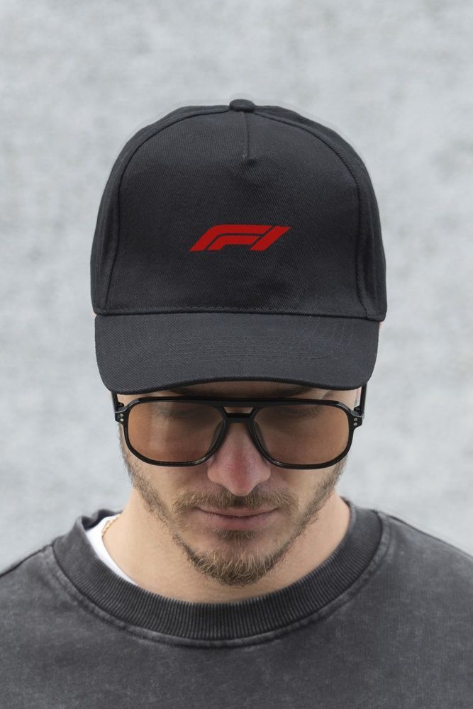 Чоловіча Кепка Бейсболка Тракер Without З Принтом F1Red Black 8049791 фото