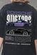 Жіноча Виварена Оверсайз Футболка Without Washed З Принтом Porsche Black 8056371 фото 2