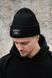 Мужская Тёплая Удлинённая Трикотажная Шапка Бини Докер С Принтом Alumni Without Dominic Black 8056063 фото 2