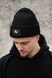 Чоловіча Тепла Подовжена Трикотажна Шапка Біні Докер З Принтом Ghost Without Dominic Black 8056065 фото 2