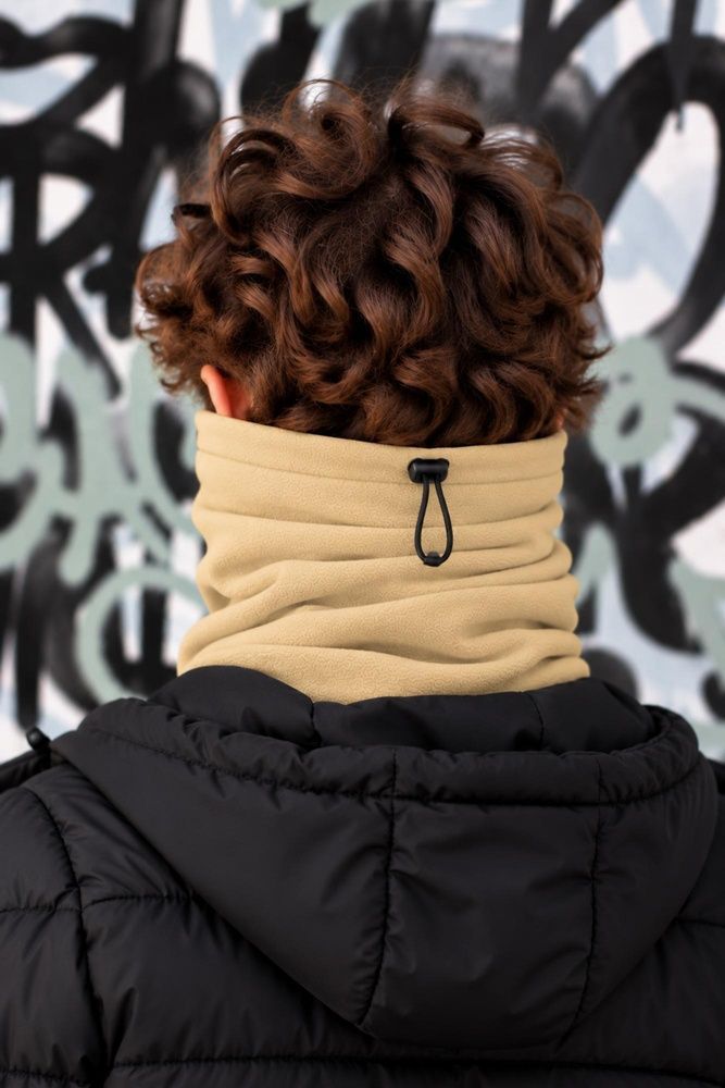Детский Флисовый Баф Для Мальчика Without Frost Beige 8056696 фото