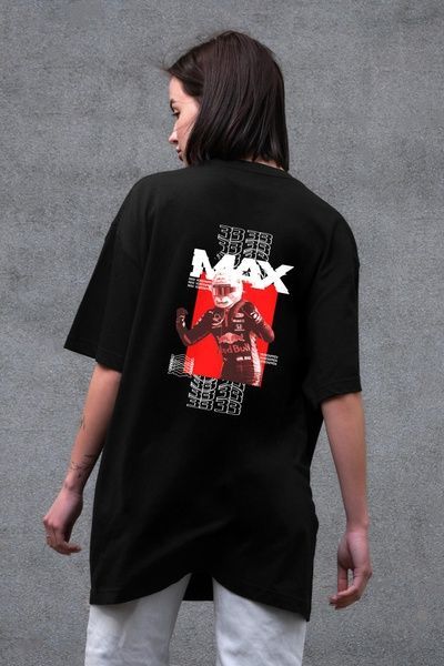 Жіноча Оверсайз Футболка Without З Принтом Max Black 8049645 фото