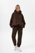 Жіночий Флісовий Спортивний Костюм Without Utopia Brown 8055993 фото 1