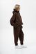Жіночий Флісовий Спортивний Костюм Without Utopia Brown 8055993 фото 3