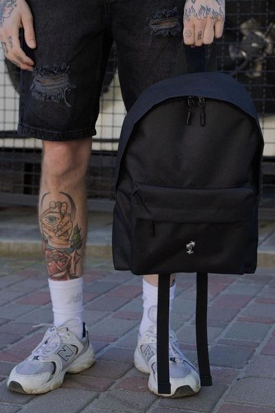 Чоловічий Повсякденний Рюкзак Шкільний Without Compact З Принтом Palm Black 8049972 фото