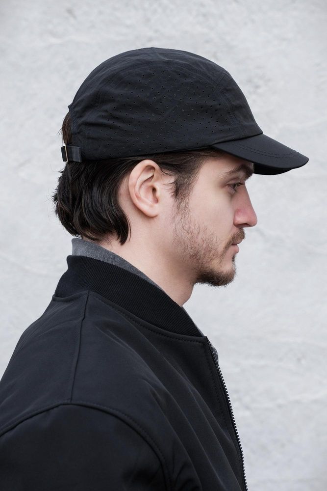 Чоловіча Нейлонова Бейсболка Camp Cap Without Way Black 8056189 фото