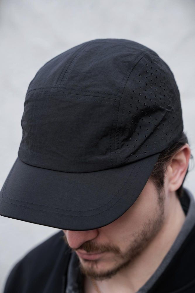 Чоловіча Нейлонова Бейсболка Camp Cap Without Way Black 8056189 фото