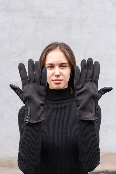 Сенсорные Женские Перчатки Without Gloves Softshell 16-12 Black 8049141 фото