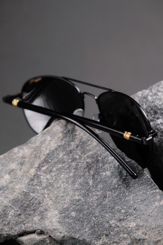 Солнцезащитные очки Without Aviator Black 8049286 фото