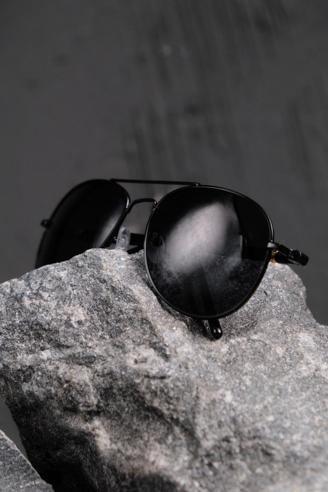 Солнцезащитные очки Without Aviator Black 8049286 фото